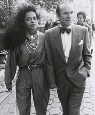 Ross Naess parents Diana Ross and Arne Naess Jr.